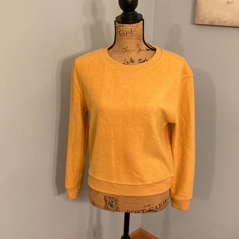 No Boundaries Golden Yellow Sweatshirt Women Size Small
